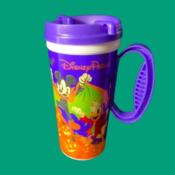 2018 DISNEY HALLOWEEN Disney Parks Souvenir Mug Mickey DonaldGoofy Minnie - Picture 1 of 4